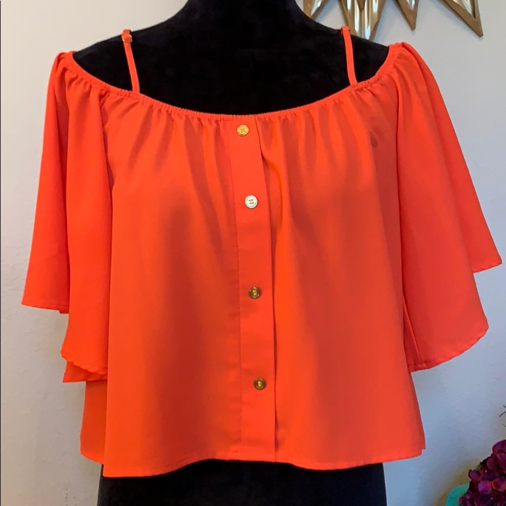 GB Off The Shoulder Crop Top